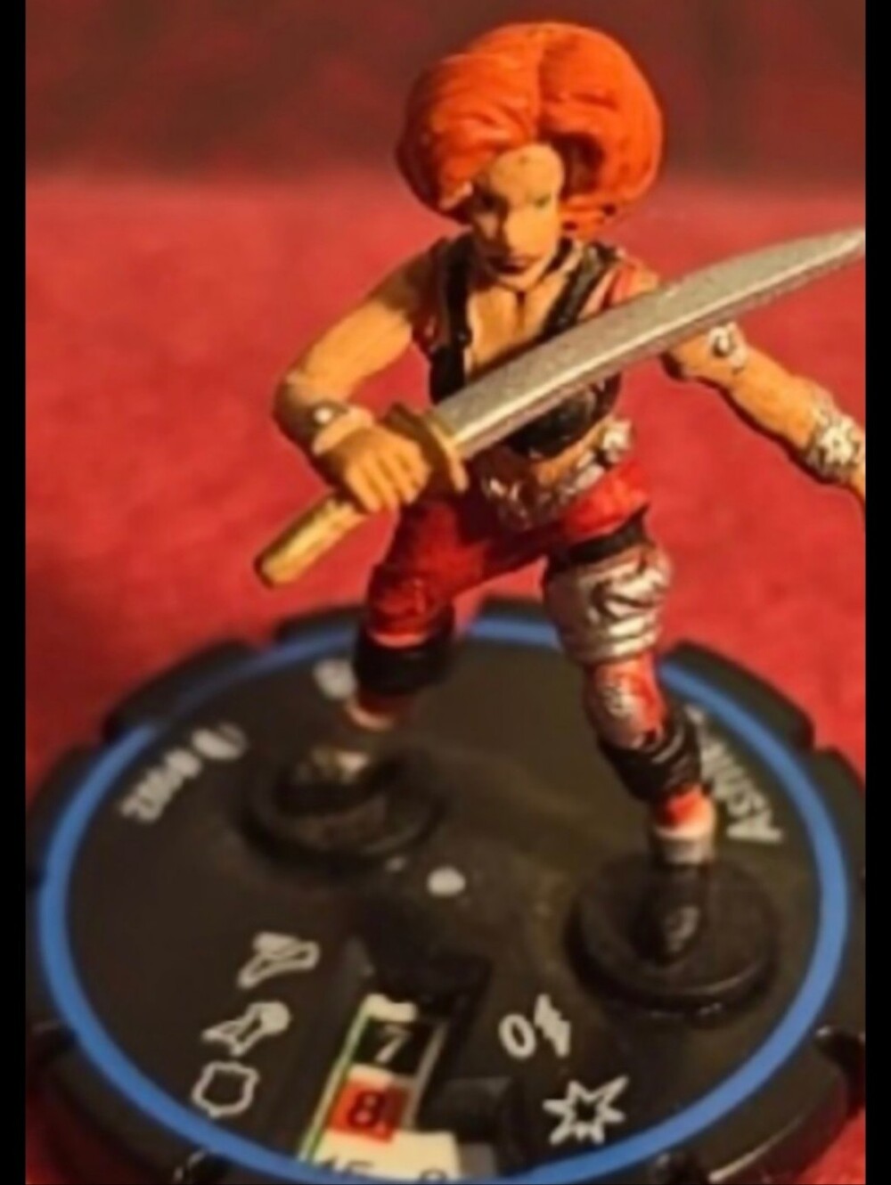 091926 Heroclix Ashleigh #002 Experienced USED Indy Single Figure studio 77A